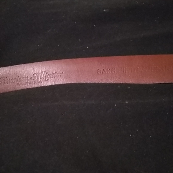 Genuine American alligator belt size 36